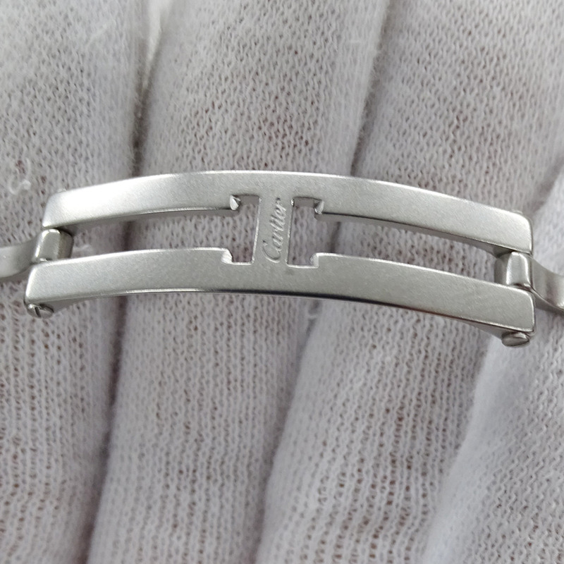 卡地亞 Miss Pasha 女士石英腕錶，QZ 不鏽鋼材質，型號 W3140007，銀色，圓形，拋光。-8