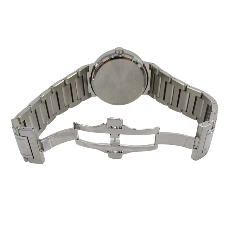 寶格麗男士腕錶，日期顯示，自動機械，不銹鋼材質，BB38SS，拋光銀色-3