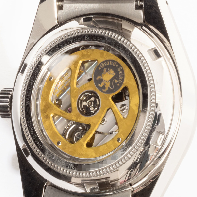 Grand Seiko Heritage 系列機械高頻腕錶 SBGJ255 亮鈦銀色 男士腕錶-6