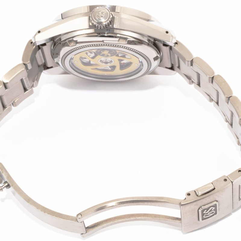 Grand Seiko Heritage 系列機械高頻腕錶 SBGJ255 亮鈦銀色 男士腕錶-7