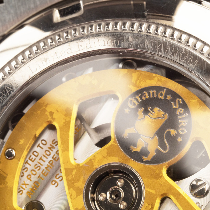 Grand Seiko Heritage 系列機械高頻腕錶 SBGJ255 亮鈦銀色 男士腕錶-14