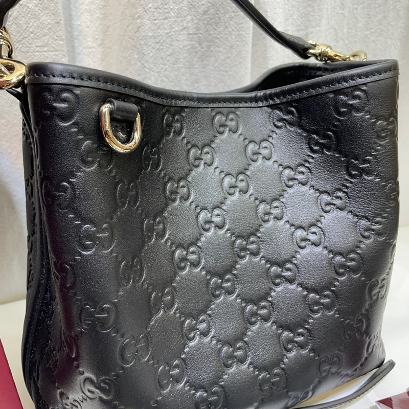 【包稅】GUCCI GG 標誌小水桶包肩包 815118-2