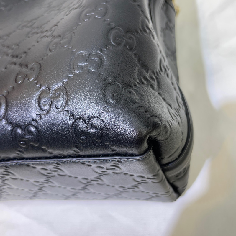 【包稅】GUCCI GG 標誌小水桶包肩包 815118-5