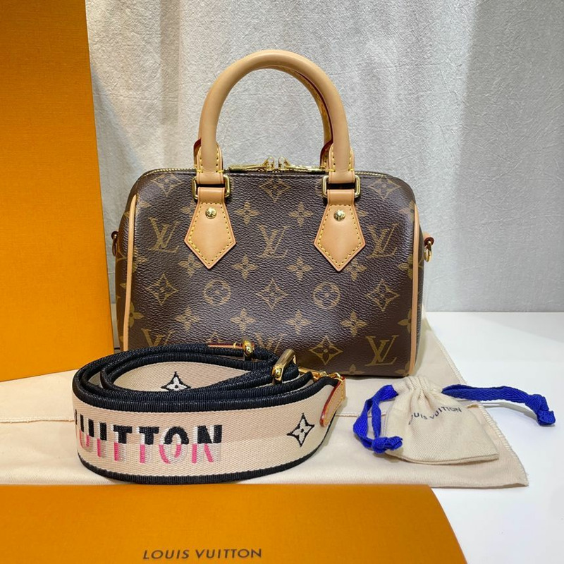 【包稅】LOUIS VUITTON Monogram Speedy Bandoulière 20 手提包和斜背包 M46234-1
