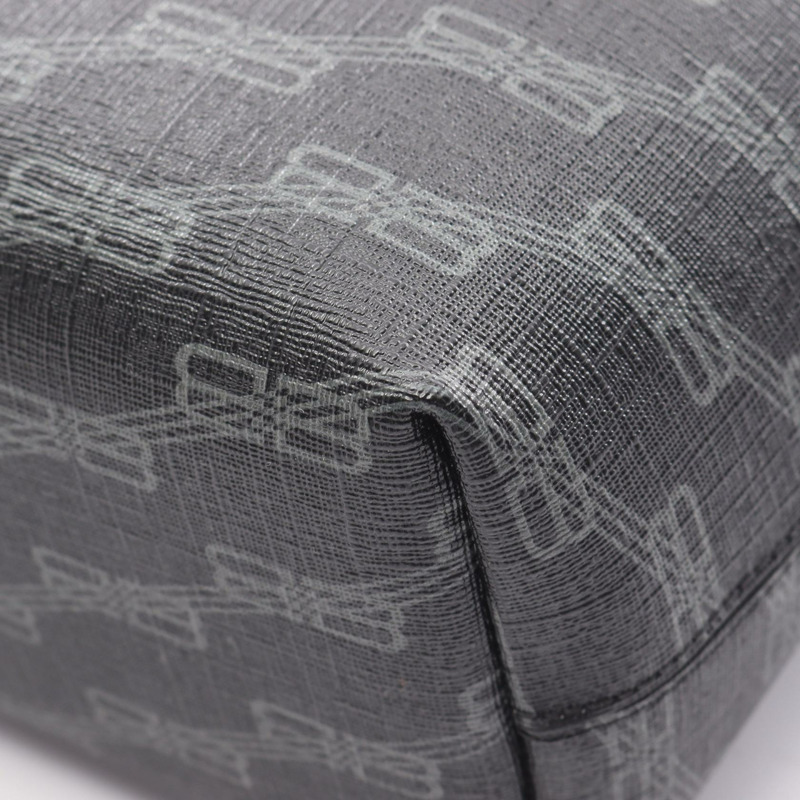 BALENCIAGA 經典小號斜背包 702699210DH 帆布黑色-4