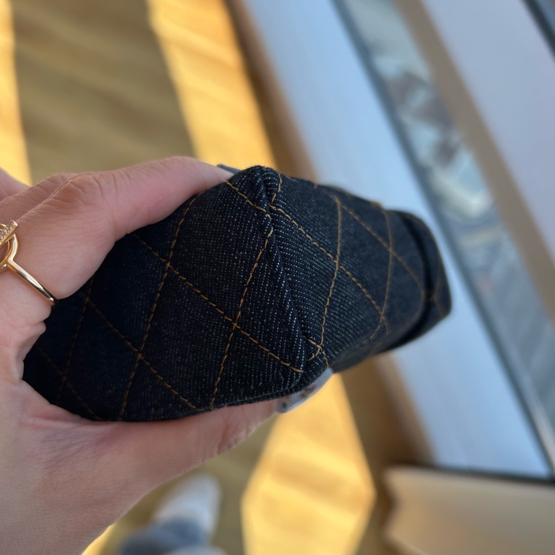 Chanel LP飯盒包/26P/鍊條可拆卸/Denim 丹寧/牛仔-24