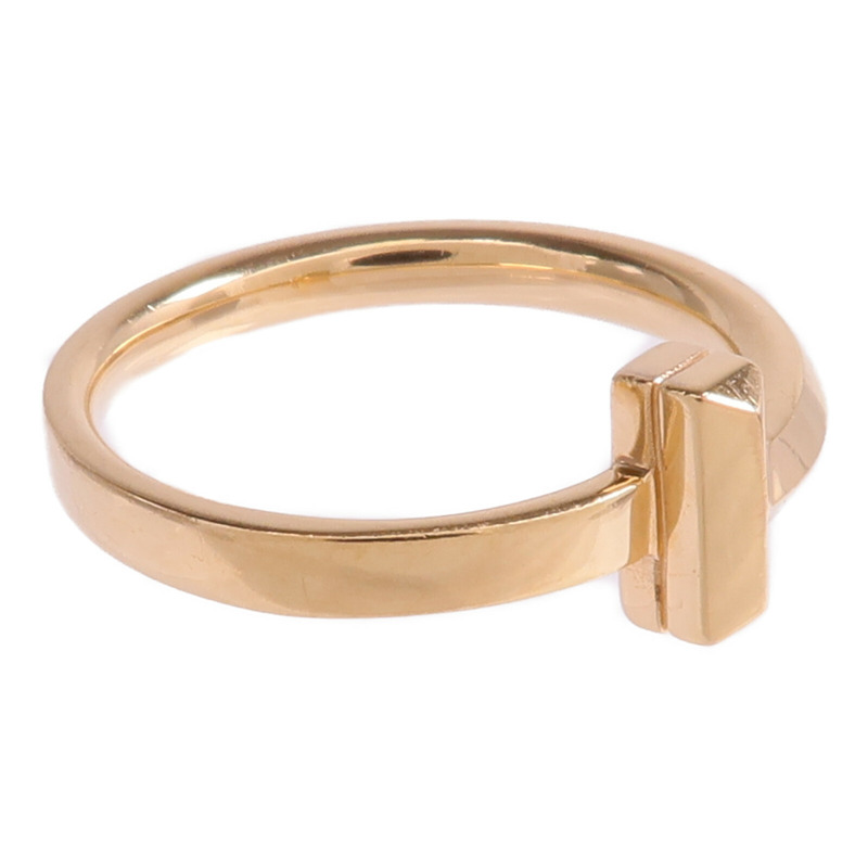 TIFFANY＆CO 18K玫瑰金T1 Ring戒指US#6.5-3