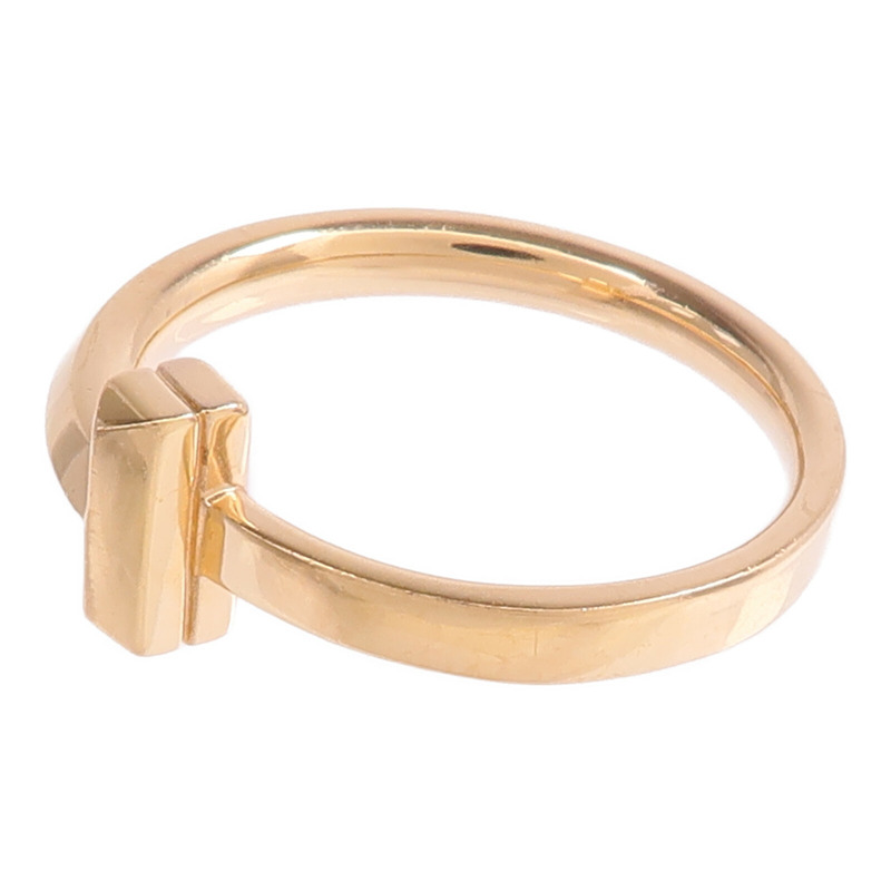 TIFFANY＆CO 18K玫瑰金T1 Ring戒指US#6.5-5