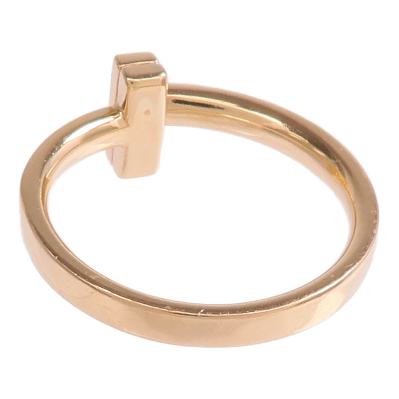 TIFFANY＆CO 18K玫瑰金T1 Ring戒指US#6.5-6