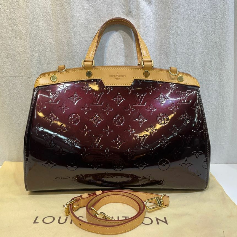 【包稅】LOUIS VUITTON Vernis Brea MM 肩背包-0