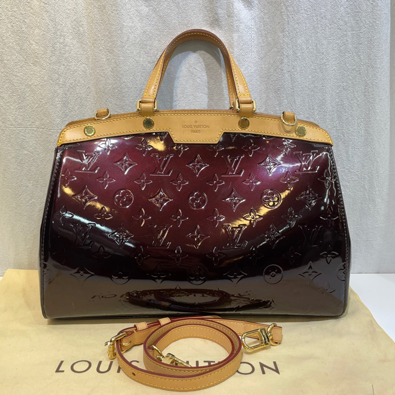 【包稅】LOUIS VUITTON Vernis Brea MM 肩背包-1