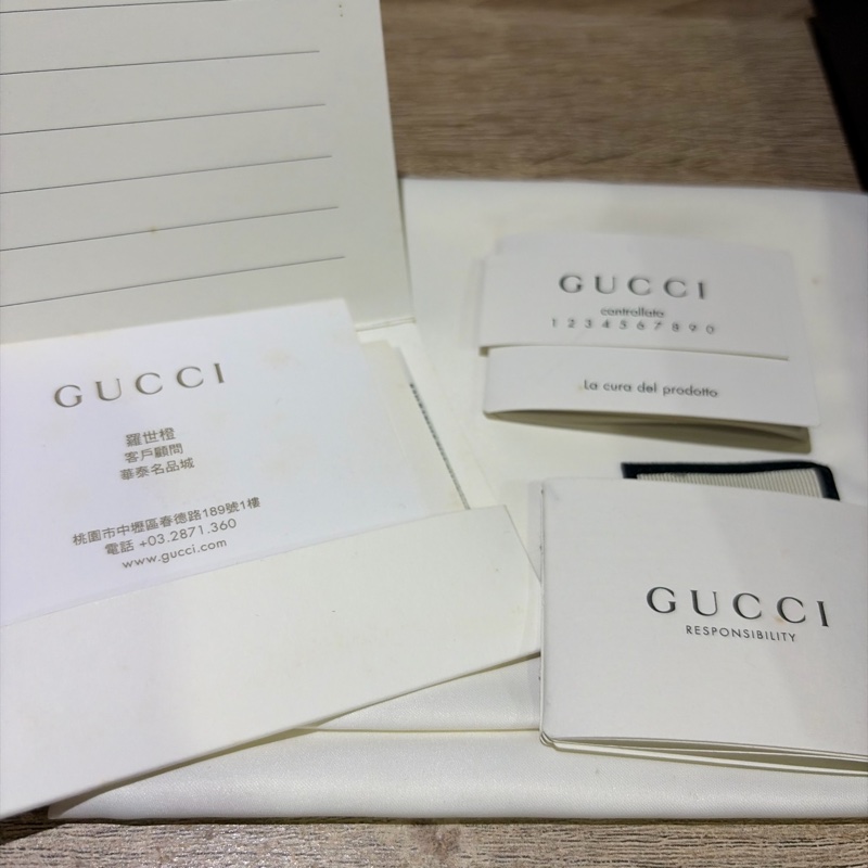 GUCCi經典壓紋牛皮翻蓋長夾 （黑色）-18