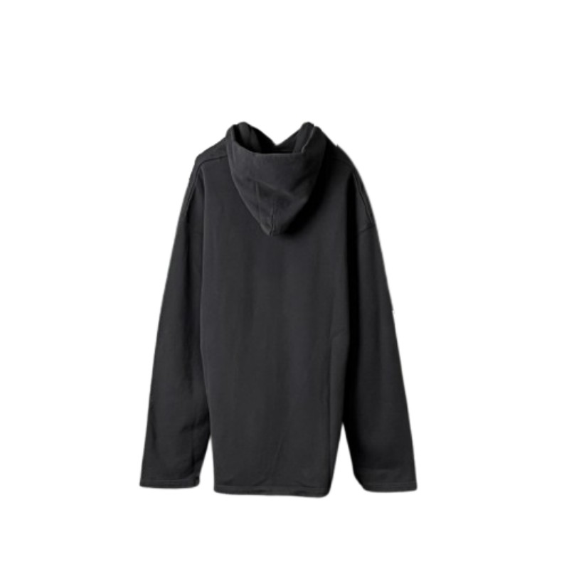 Balenciaga FREE 黑色棉質鬆身衛衣 1碼-1