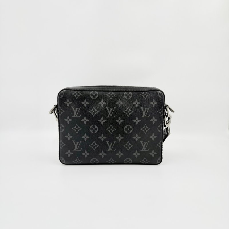 Louis Vuitton - 黑灰原花Trio黑武士三合一郵差包-1