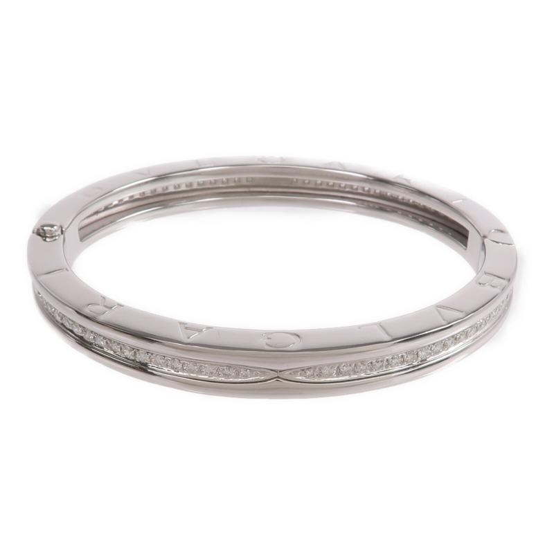 BVLGARI 18K白金B.zero 1 Bracelet鑽石手鐲-2