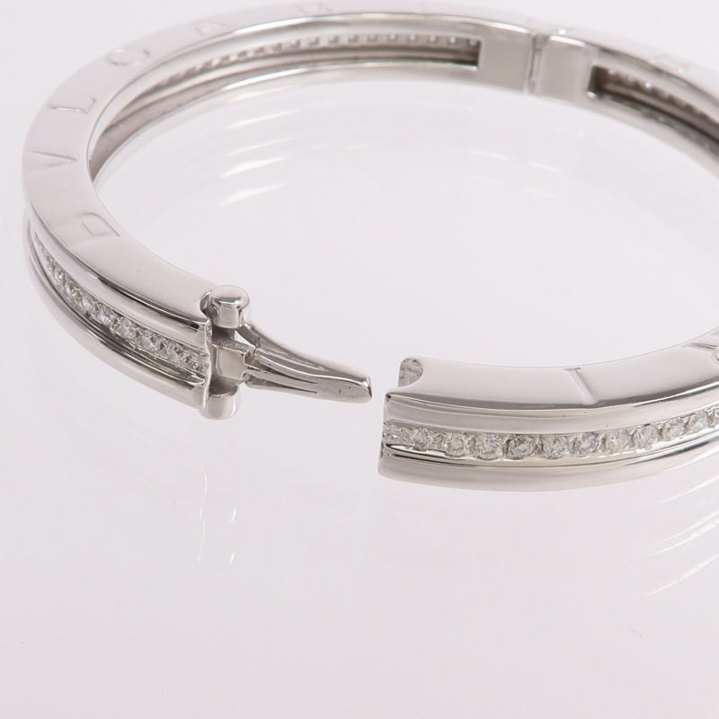 BVLGARI 18K白金B.zero 1 Bracelet鑽石手鐲-5