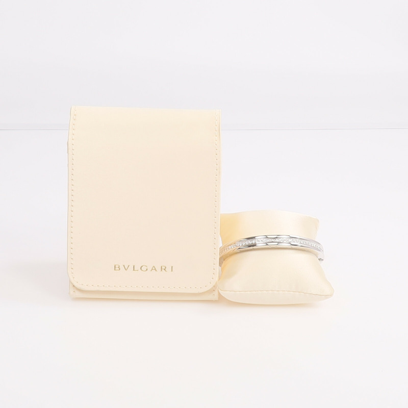 BVLGARI 18K白金B.zero 1 Bracelet鑽石手鐲-9