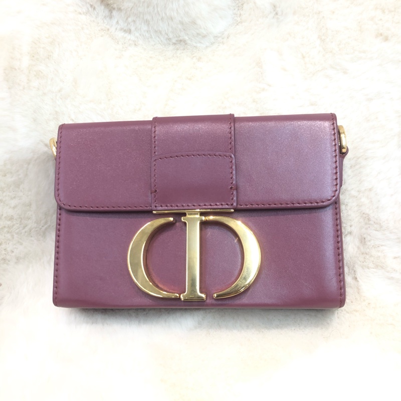 Dior 棗紅色蒙田相機袋  XC195-0