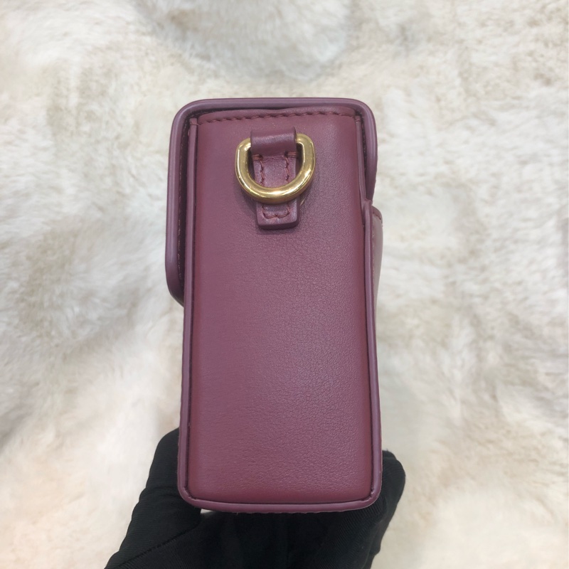 Dior 棗紅色蒙田相機袋  XC195-3