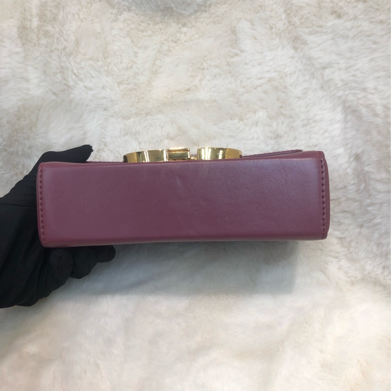 Dior 棗紅色蒙田相機袋  XC195-4