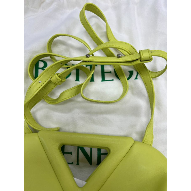 【包稅】BOTTEGA VENETA 翻新小號尖角三角形手提包 海草色 658476VCP403458-5