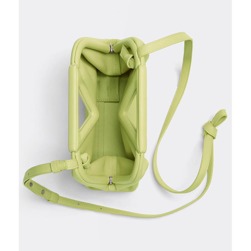 【包稅】BOTTEGA VENETA 翻新小號尖角三角形手提包 海草色 658476VCP403458-8