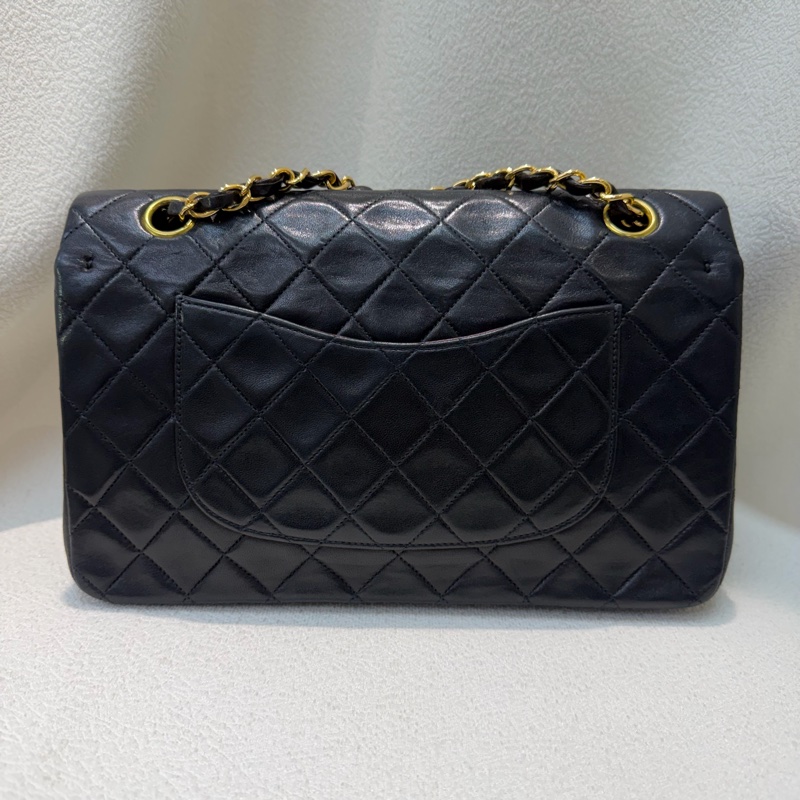 Chanel 黑金色CF 26 Double Flap Bag XC174-1