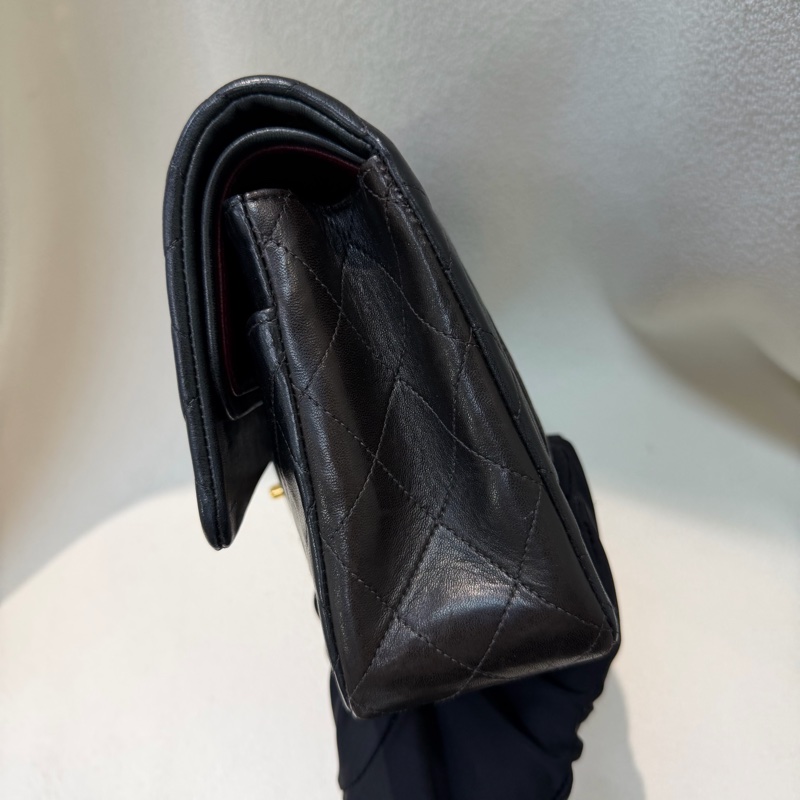 Chanel 黑金色CF 26 Double Flap Bag XC174-2