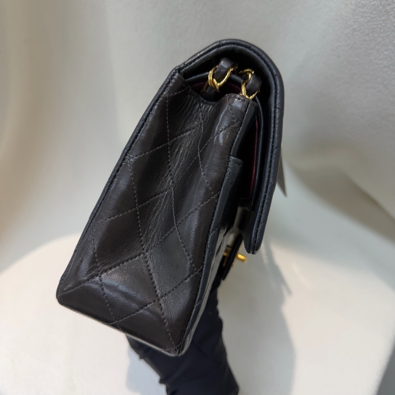 Chanel 黑金色CF 26 Double Flap Bag XC174-3