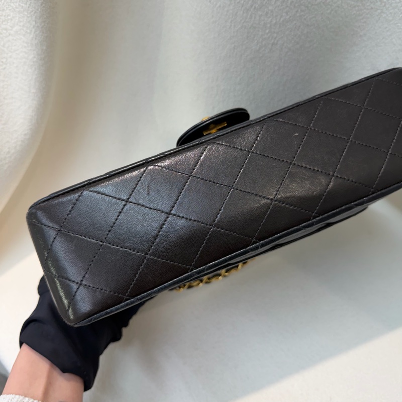 Chanel 黑金色CF 26 Double Flap Bag XC174-5