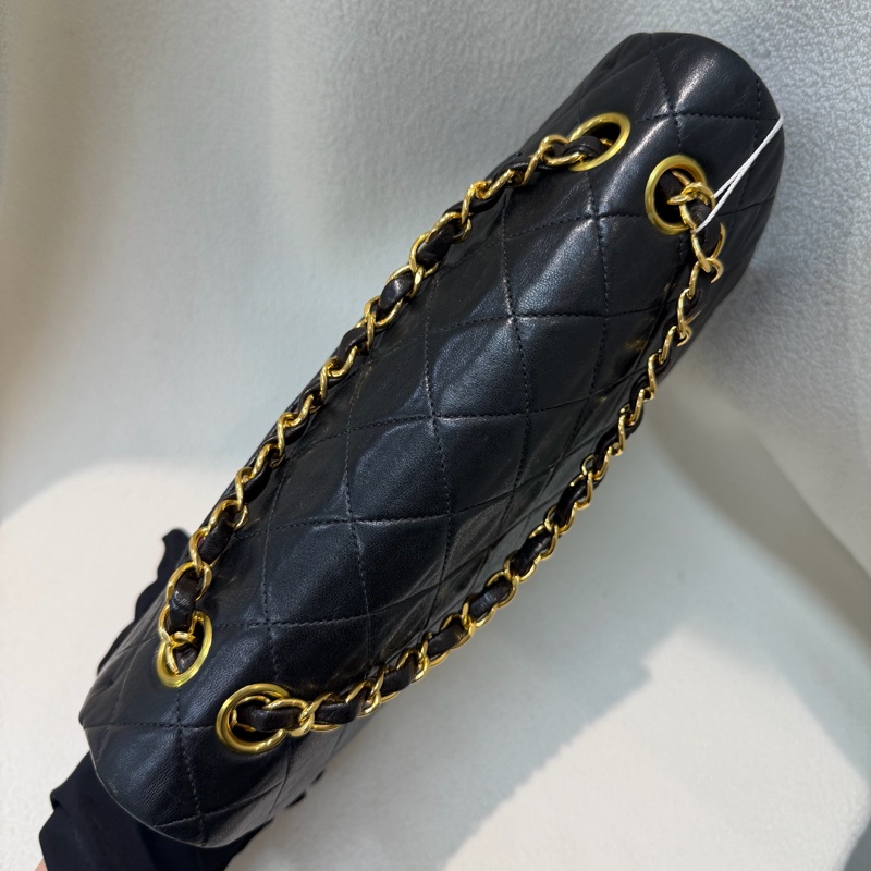 Chanel 黑金色CF 26 Double Flap Bag XC174-15