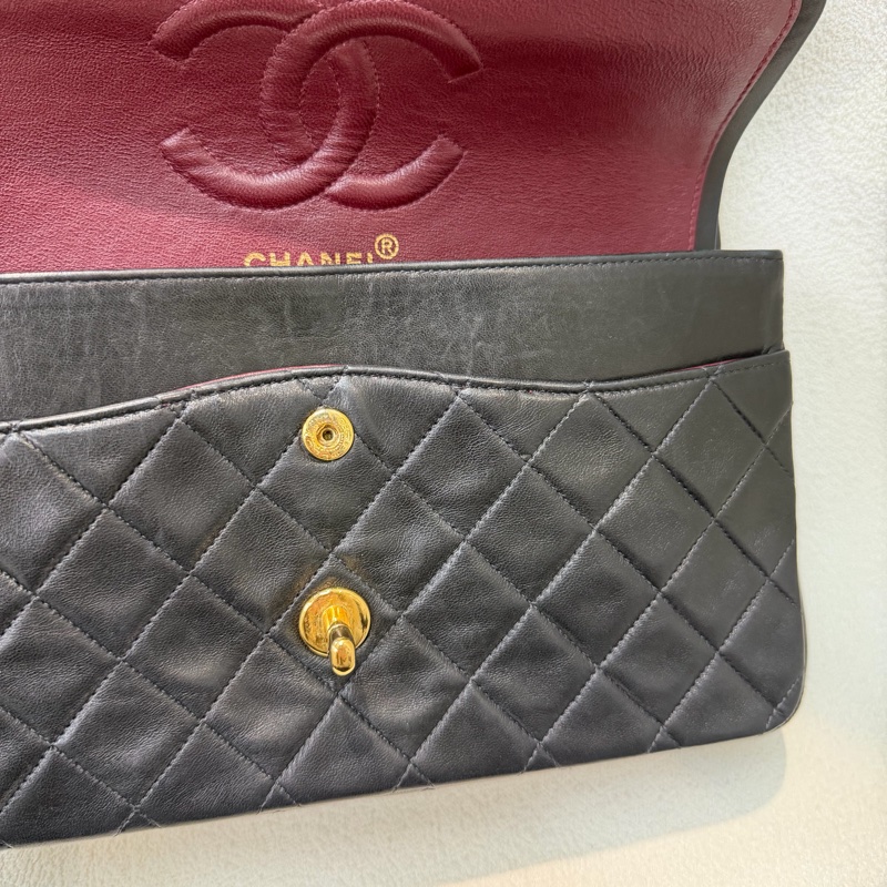 Chanel 黑金色CF 26 Double Flap Bag XC174-20