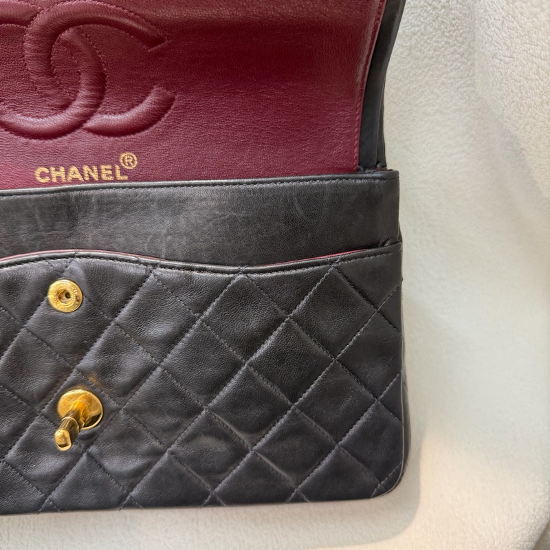 Chanel 黑金色CF 26 Double Flap Bag XC174-21
