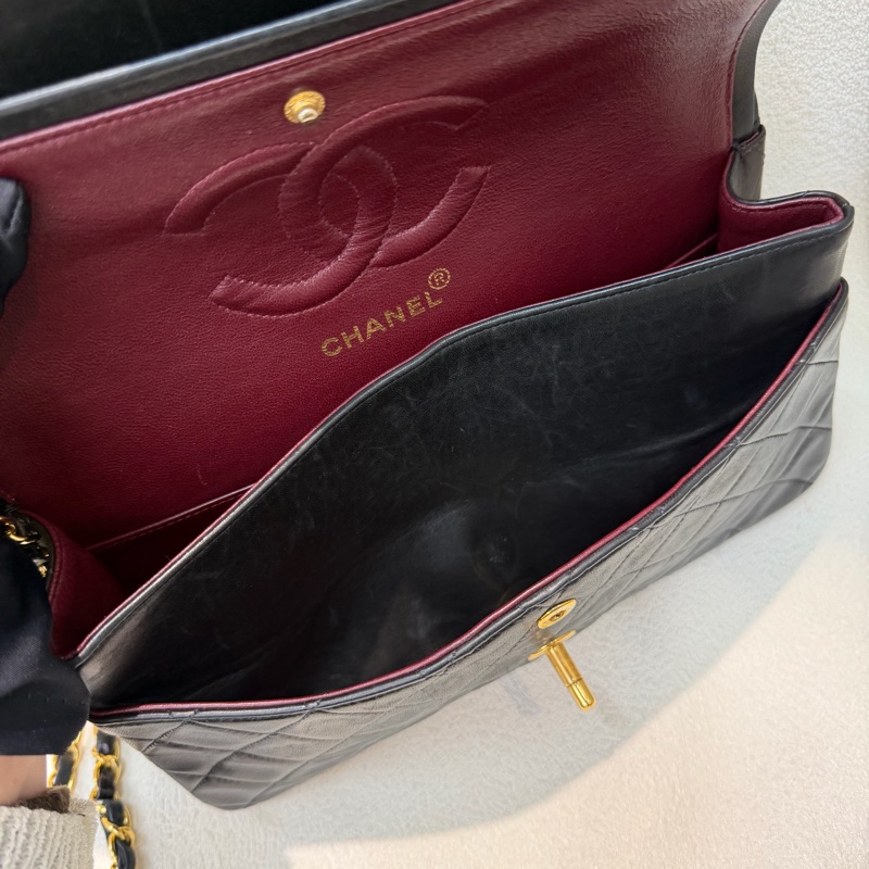 Chanel 黑金色CF 26 Double Flap Bag XC174-22