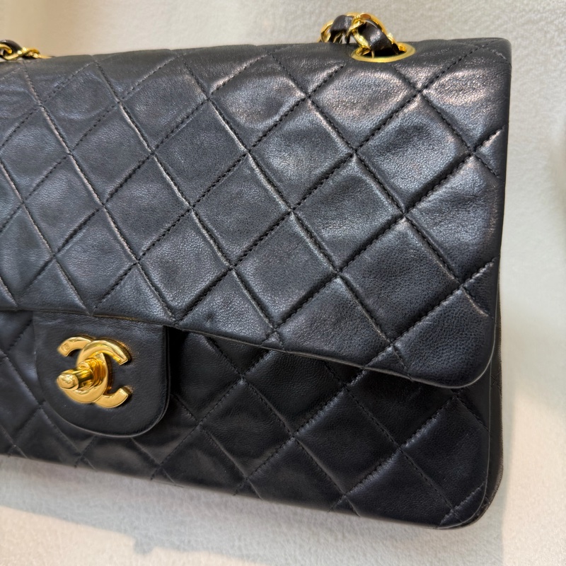 Chanel 黑金色CF 26 Double Flap Bag XC174-33