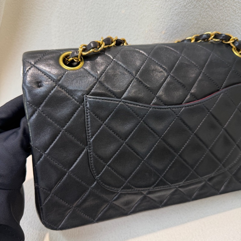 Chanel 黑金色CF 26 Double Flap Bag XC174-34