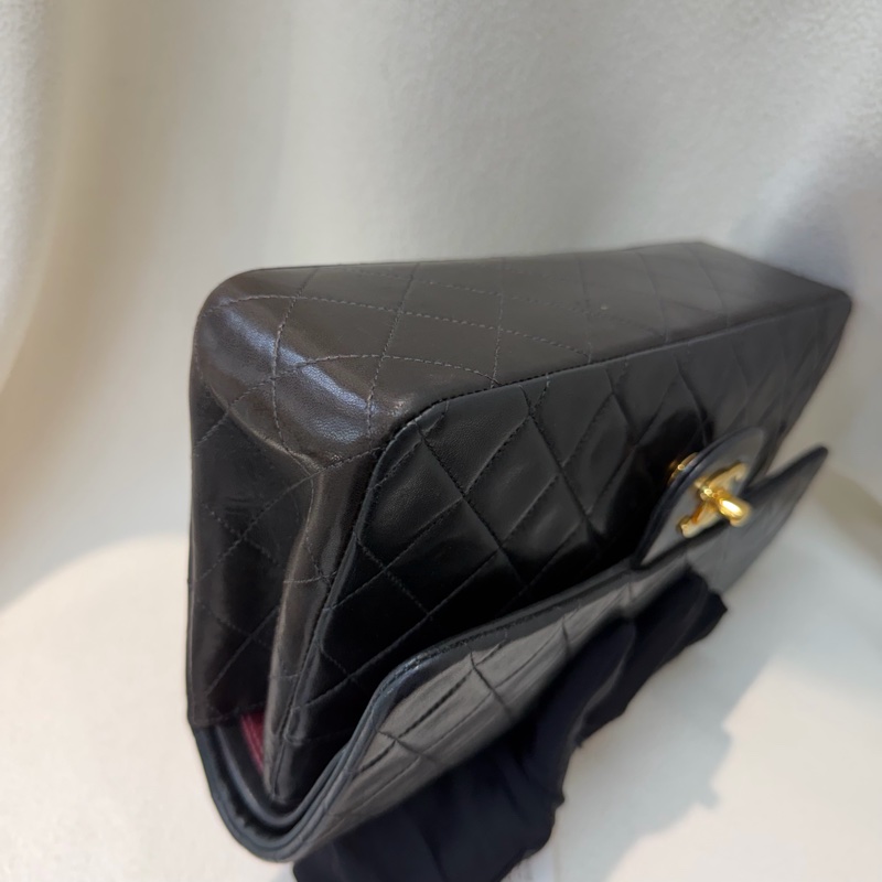 Chanel 黑金色CF 26 Double Flap Bag XC174-43