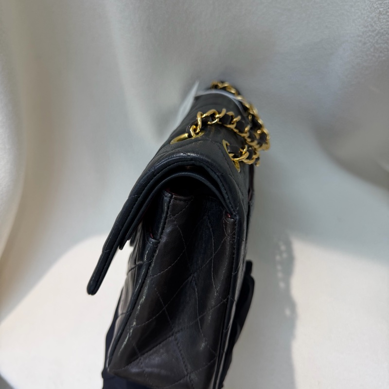 Chanel 黑金色CF 26 Double Flap Bag XC174-45