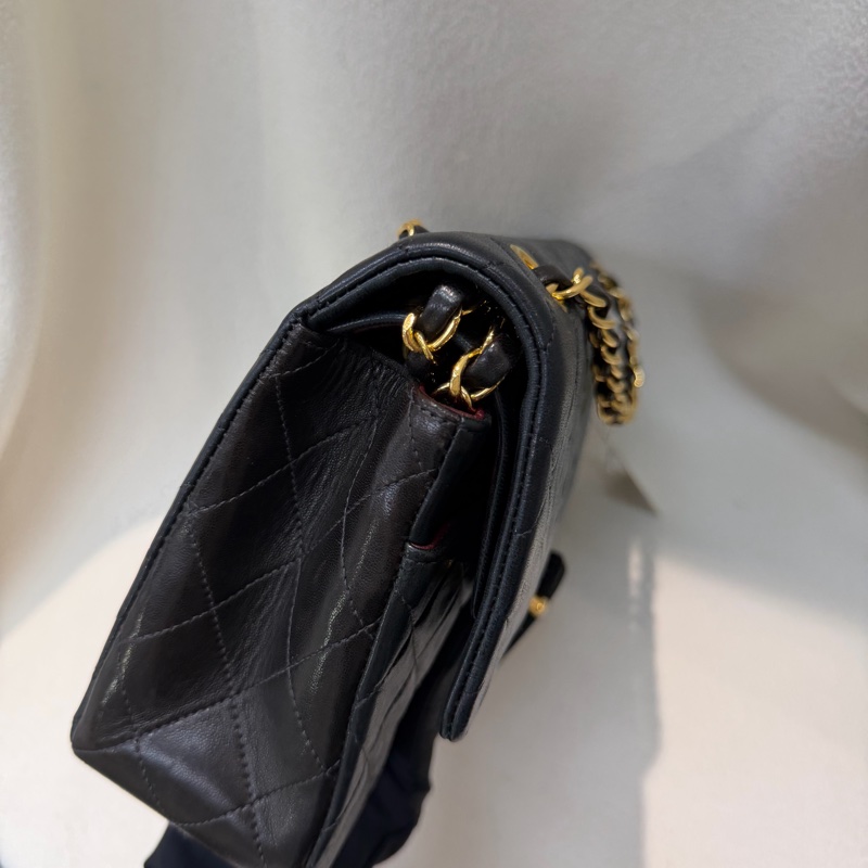 Chanel 黑金色CF 26 Double Flap Bag XC174-46