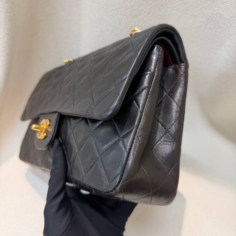 Chanel 黑金色CF 26 Double Flap Bag XC174-48