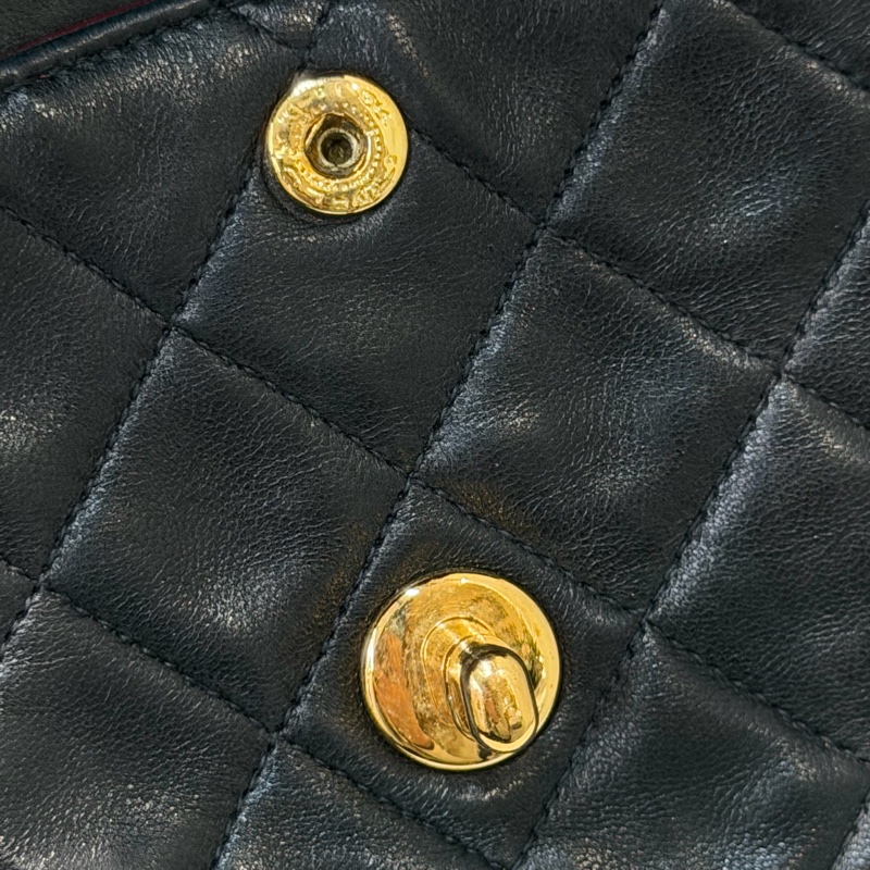 Chanel 黑金色CF 26 Double Flap Bag XC174-52