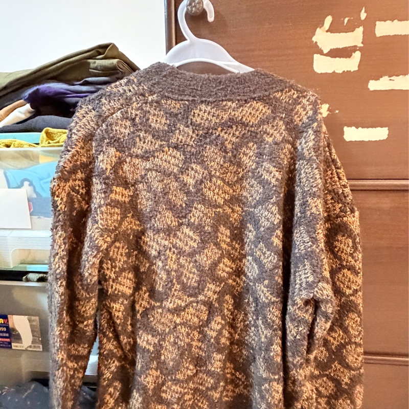 全新 吊牌未拆 coach 美拉德針織外套-5