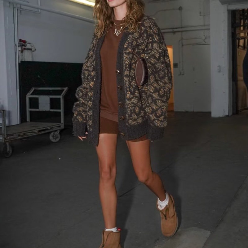 全新 吊牌未拆 coach 美拉德針織外套-7