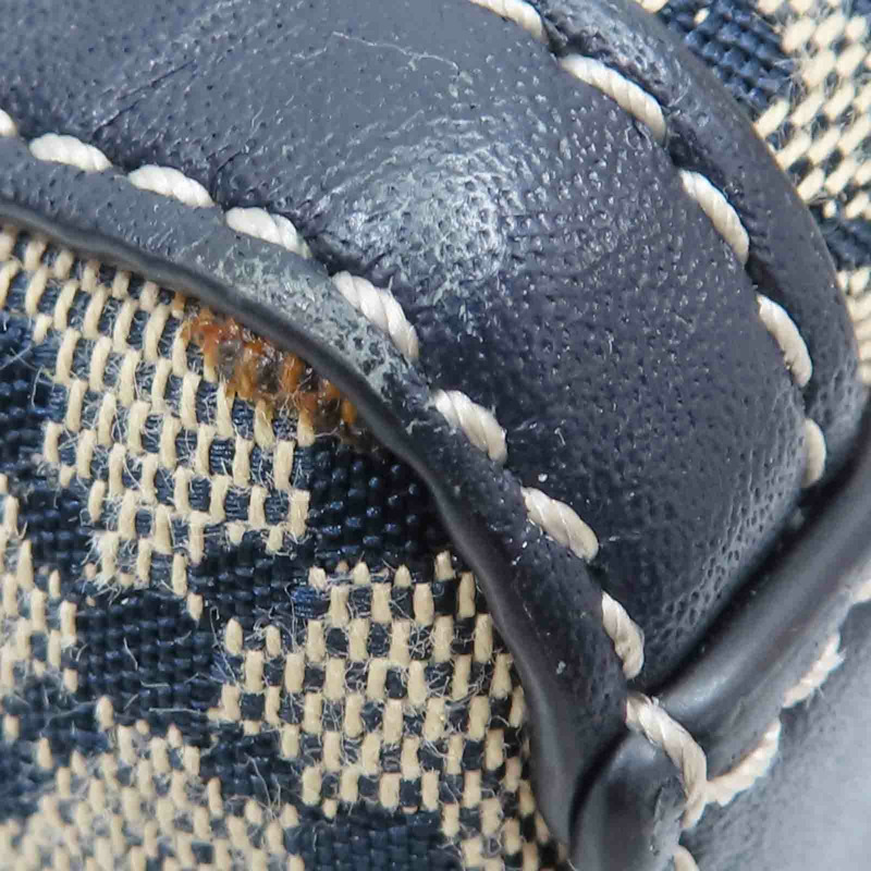 藍色 帆布 Mini 波士頓 兩用包 82939【TORY BURCH 湯麗柏琦】 82939-14