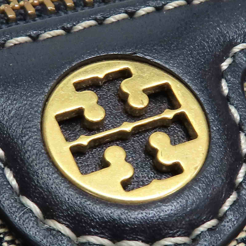 藍色 帆布 Mini 波士頓 兩用包 82939【TORY BURCH 湯麗柏琦】 82939-15