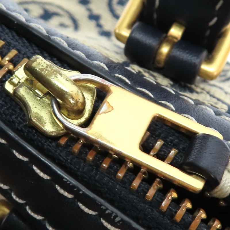 藍色 帆布 Mini 波士頓 兩用包 82939【TORY BURCH 湯麗柏琦】 82939-17