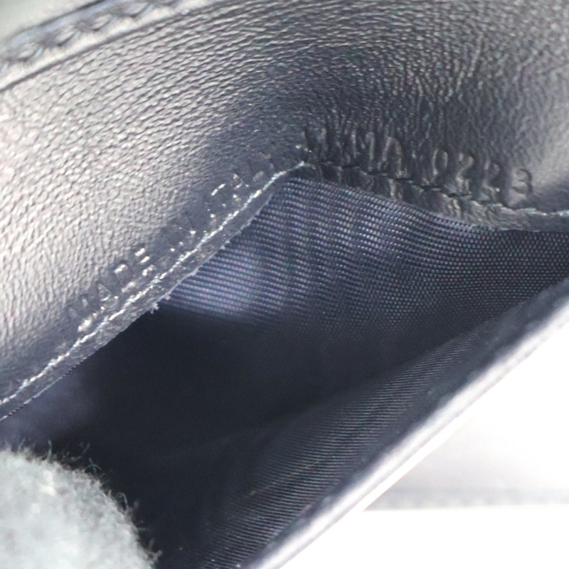 藍色 緹花帆布 扣式 短夾【Dior 迪奧】-7