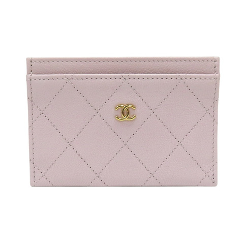 紫色 菱格紋牛皮 卡夾 名片夾【CHANEL 香奈兒】 AP4916