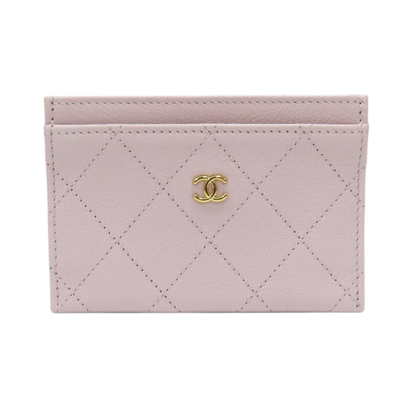 紫色 菱格紋牛皮 卡夾 名片夾【CHANEL 香奈兒】 AP4916-0