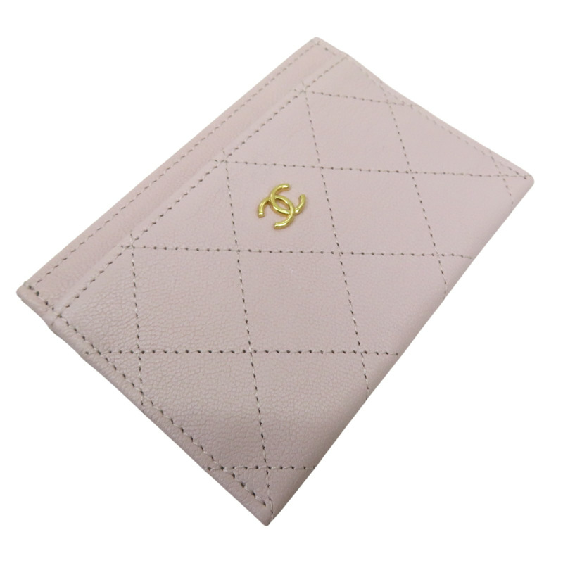 紫色 菱格紋牛皮 卡夾 名片夾【CHANEL 香奈兒】 AP4916-2